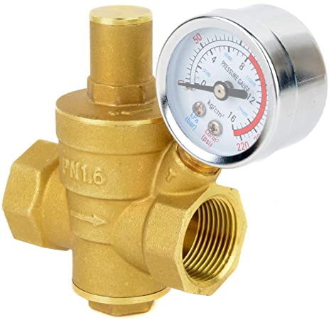 Válvula maxol de alivio de presión 6kg/cm2 con manómetro
