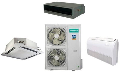 Piso techo hisense inverter mod: AUV-60UWNC 60,000 BTUH 220/6/60 16 SEER frio/calor