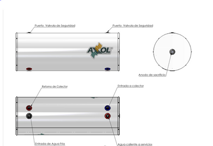 Termotanque Axol 300 litros